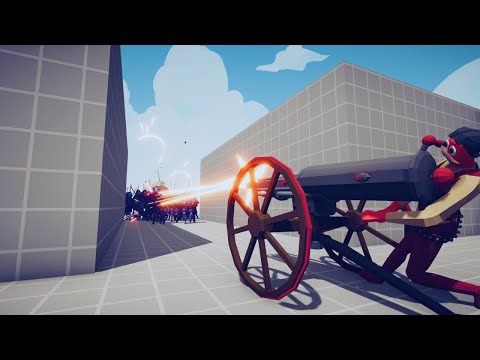 100 CHEAPEST UNITS ALL FACTIONS vs ELITE GATLING GUN - TABS | Totally Accurate Battle Simulator