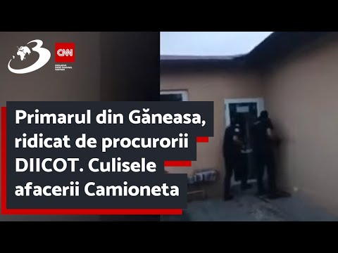 Primarul din Găneasa, ridicat de procurorii DIICOT.  Culisele afacerii Camioneta