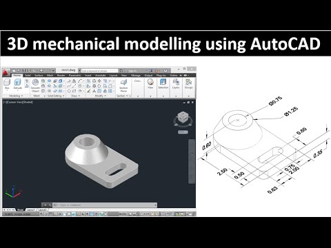 3D Modelling using AutoCAD Model 1