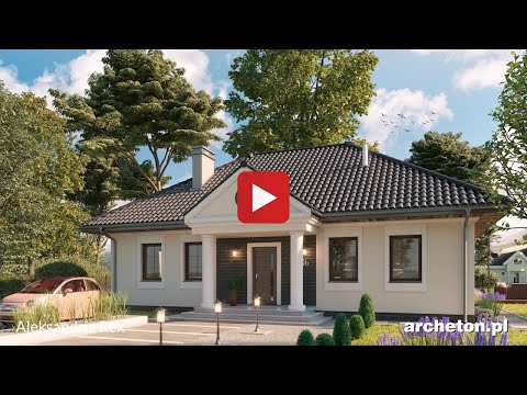 Projekt domu Aleksandria Rex - archeton.pl