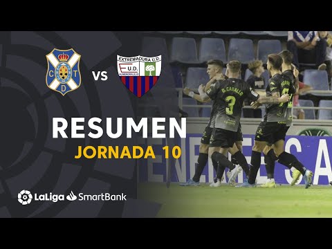 Resumen de CD Tenerife vs Extremadura UD (1-2)