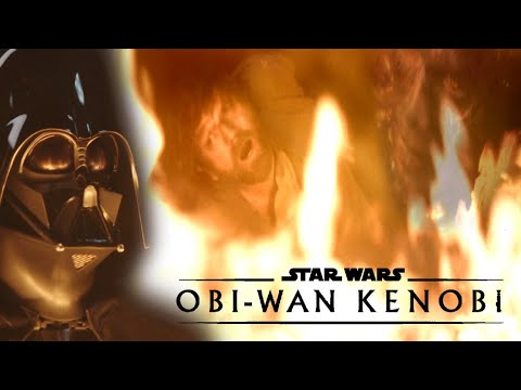 Vader Burns Obi-Wan + Immolation Theme  | Kenobi Edit.