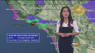 Storm Watch: Mudslide Closes PCH At Northern LA County Border As Heavy Rains Hit SoCal