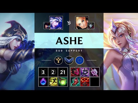 Ashe Support vs Lux - EUW Diamond Patch 25.21
