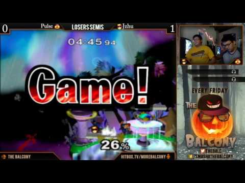 Melee at the Balcony 69 - Losers Semis ft. Pulse (Sheik) VS Jzhu (Falcon)