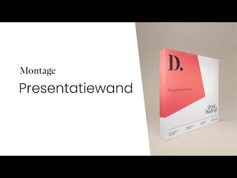 Presentatiewand opzetten