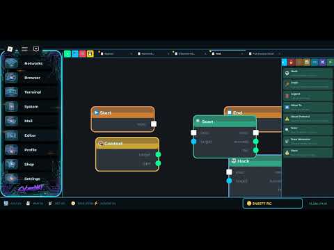 Roblox CyberNet How to use Editor