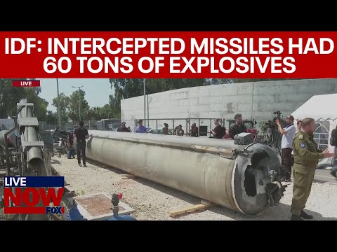 Israel-Iran conflict: IDF shows intercepted Iran ballistic missile, '110 fired' |  LiveNOW from FOX