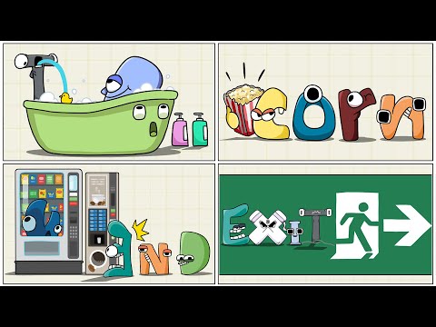 Alphabet Lore PARODY COMPILATION / Alphabet Lore animation @Mike Salcedo