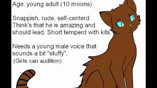 Mixkit's Story Major Thunderclan charactars Casting call (Open)