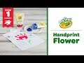 My First Crayola Handprint Flower Activity Stage 1