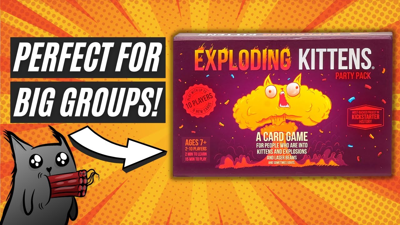Exploding Kittens Party Pack REVIEW
