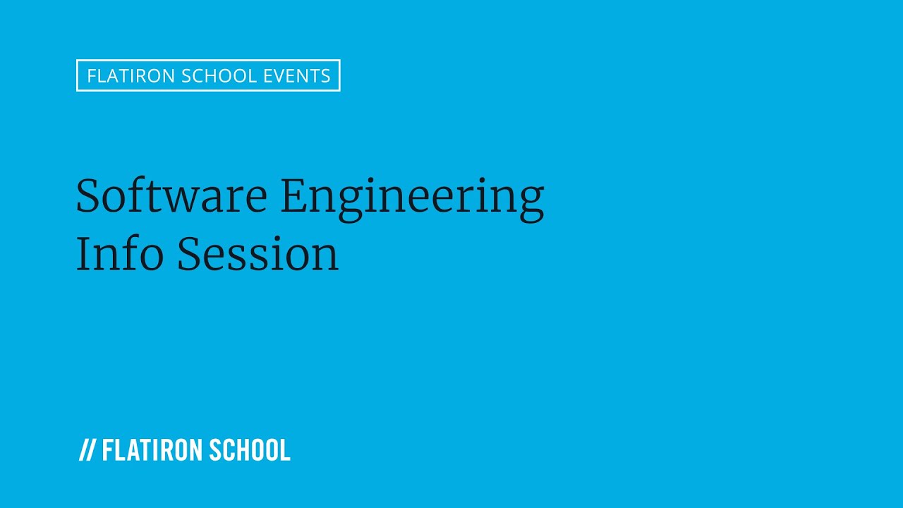 Software Engineering Info Session