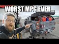 HOW BAD IS THE MPG ON MY 800HP HEMI JEEP GLADIATOR ON 40S | 1200 MILE  ..