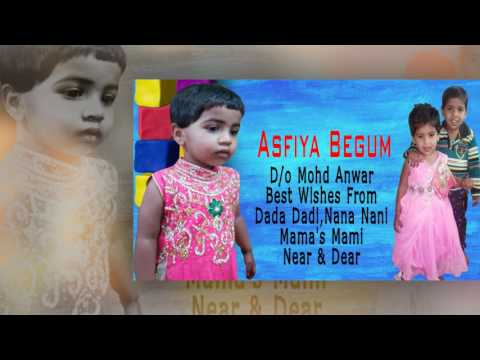 Happy Birthday Asfiya