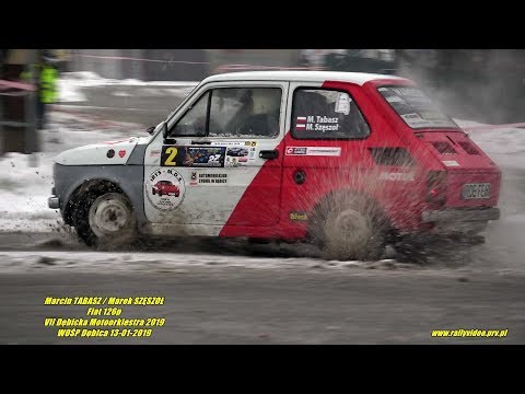 Marcin TABASZ / Marek SZĘSZOŁ - Fiat 126p - VII Dębicka Motoorkiestra 2019 WOŚP Dębica 13-01-2019