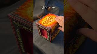 Deck Box Sauron by FZ AlteredArt #mtgart #deckbox #commander #mtgcommander #mtgcommunity #magictcg