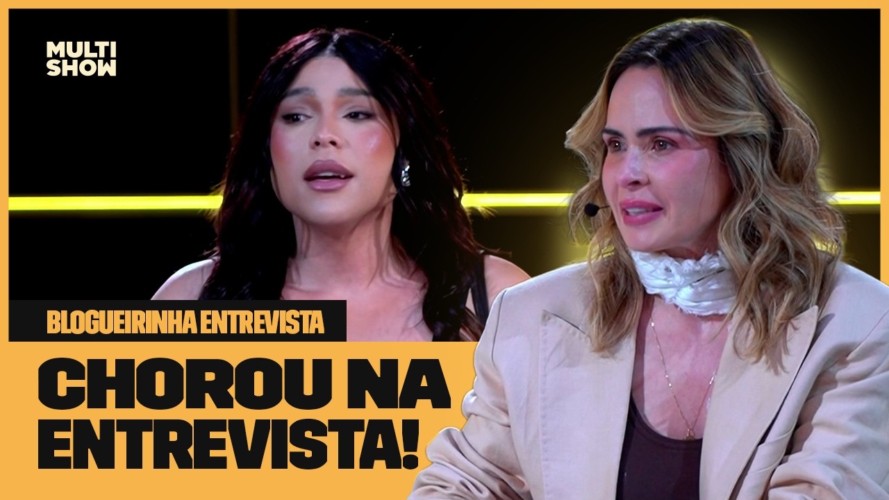 Ana Paula CHORA ao LEMBRAR DO PAI e BLOGUEIRINHA SE EMOCIONA! | Blogueirinha Entrevista | Multishow