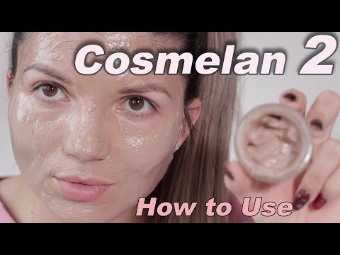COSMELAN 2 cream How To Use on its own for skin Pigmentation - Step by Step application (2021)
