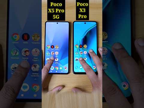 Poco X5 Pro 5G vs Poco X3 Pro Speed Test Comparison | #shorts