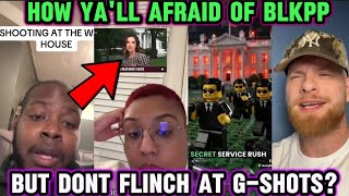 White Woman proves they lack survival instincts & dangerously Nosy at white house Sh00ting, 