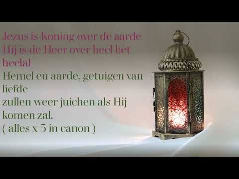 Opwekking met tekst 416 Jezus is koning over de aarde