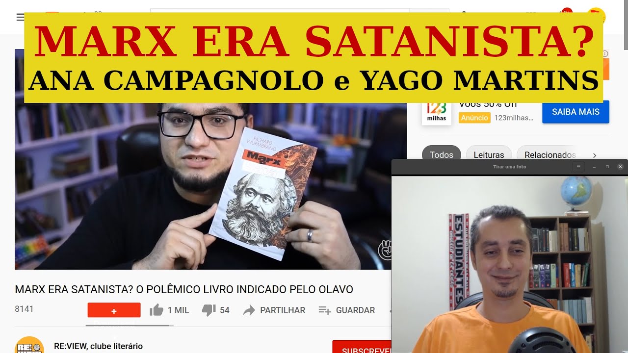 MARX ERA SATANISTA? Ana Campagnolo, Yago Martins e Olavo | REAGINDO EP #121