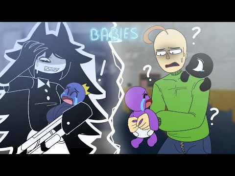 Baldis Basic and Miss Circles in the horror multiverse (multiverse animation) the children's potion