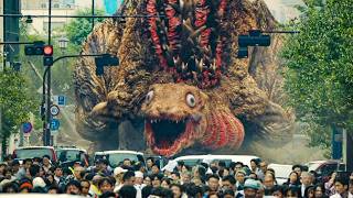 Um monstro mutante gigante ataca a humanidade e ameaça sua extinção