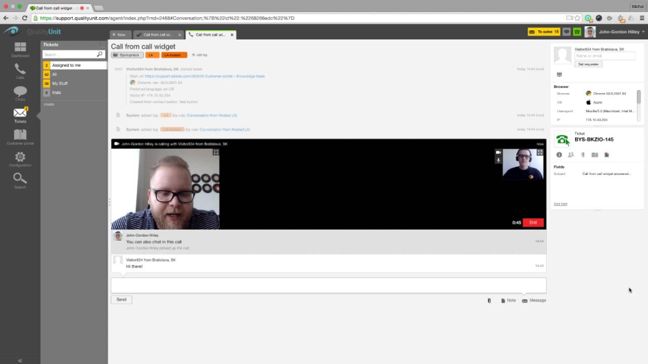 Thumbnail for LiveAgent Video Chat