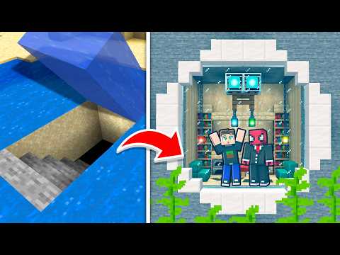 NEDEN GİZLİ SU ALTI EVİ YAPTIM - Minecraft