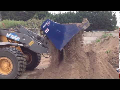 Godet séparateur vibrant pour pelle de 8 à 50 tonnes - RVB/EVB_1