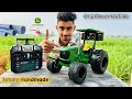 How To Make John Deere Tractor Using Dc Gear Motor DIY Tractor With PVC PIPE