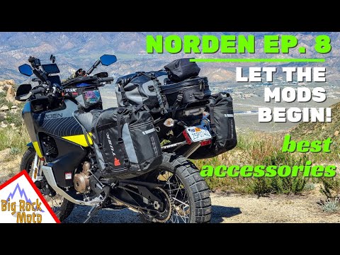 Husqvarna Norden 901 | Crash Protection, Accessories & Luggage (stage 1 build) (ep.8)