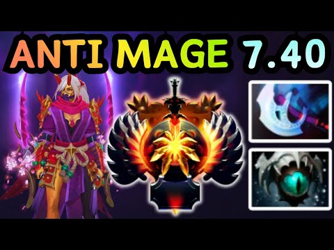 🔥 NEW PATCH 7.40 !!! ANTI MAGE CARRY MAX FARM, MAX DAMAGE | DOTA 2 GAMEPLAY 🔥