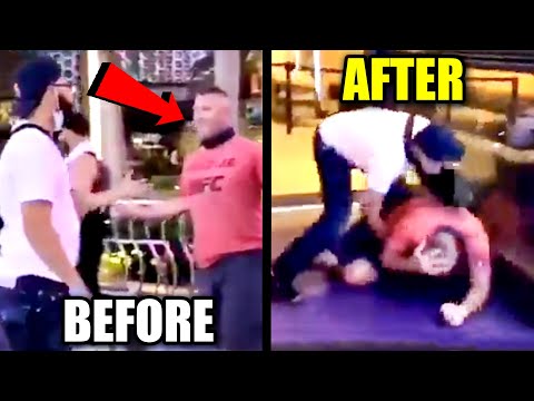 Bigot Thinks He's Tough, Learns His Lesson the Hard Way