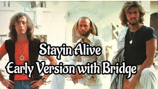 The Bee Gees ⭐ Stayin Alive (Early Demo Version With Bridge/Volume Increased)