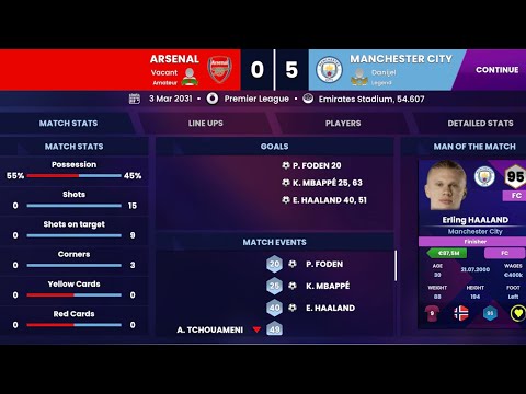 SM24 ARSENAL NO SHOTS BIG WIN ⚽️⚽️⚽️ #sm2024 #sm24 #soccermanager #soccermanager2024 #mancity