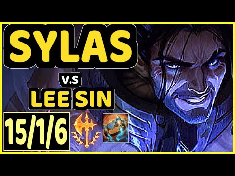 MAXLORE (SYLAS) vs LEE SIN - 15/1/6 KDA JUNGLE CHALLENGER GAMEPLAY - EUW