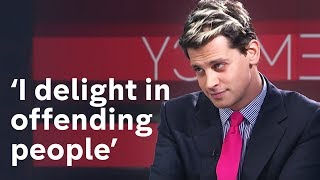 Milo Yiannopoulos' fiery interview with Channel 4 News