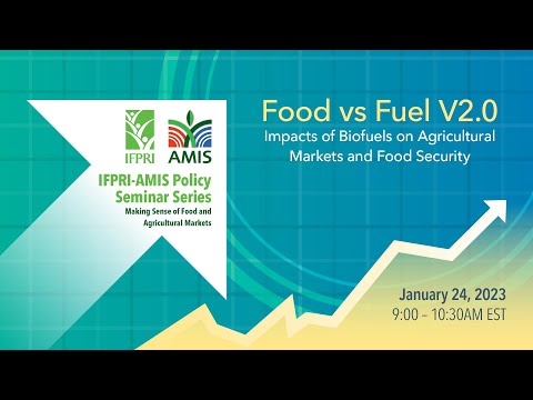 IFPRI-AMIS Seminar Series | Food vs Fuel V2.0