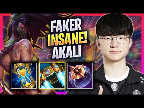FAKER IS INSANE WITH AKALI! - T1 Faker Plays Akali MID vs Twisted Fate! | Season 2023