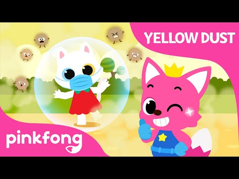 黃塵走吧 - 屏風安全歌 - 健康習慣 - 屏風兒童歌謠 (Go away, Yellow Dust | Pinkfong Safety Songs | Healthy Habits | Pinkfong Songs for Children)
