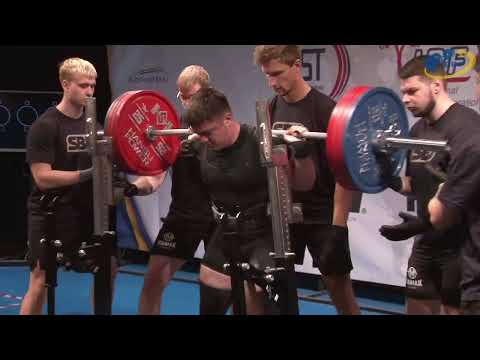 Men SJr 93kg - European Sub-Junior & Junior Classic Powerlifting Championships 2024