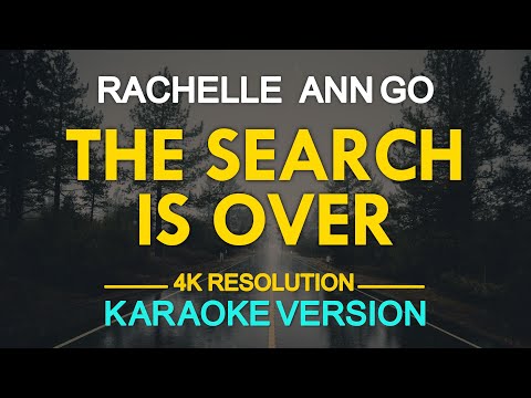 [KARAOKE] THE SEARCH IS OVER - Rachelle Ann Go (Survivor) 🎤🎵