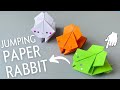 Origami Jumping Paper Rabbit | How To Make an Origami Rabbit