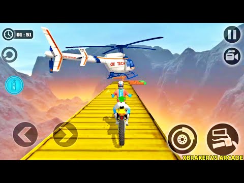 Impossible Moto Bike Tracks 3D: All Motos Driving Levels 1 to 8 Completed - Android Gameplay