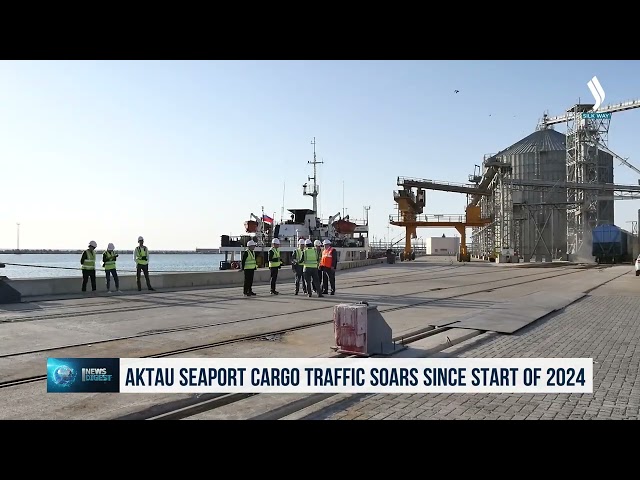 Aktau seaport cargo traffic soars since start of 2024