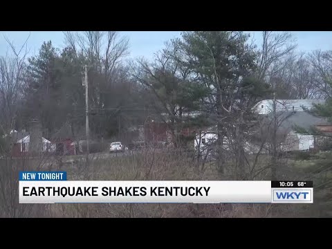 A 3.1 earthquake was recorded in Kentucky