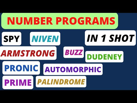 All Number Programs Java Computer Application Icse Computerapplication